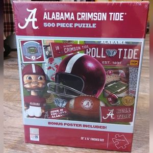 NCAA Alabama Crimson Tide 500 piece puzzle NIB